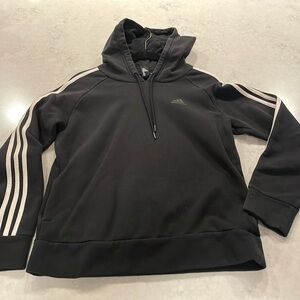 Black Adidas Hoodie with Pockets